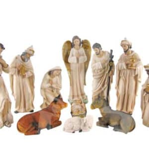 Presépio colorido claro - 11 Peças