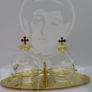 Conjunto Galhetas Banho OURO