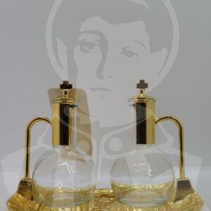 Conjunto Galhetas Banho OURO