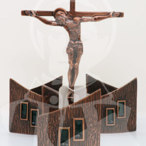 Conjunto Castiçais e Cruz Altar