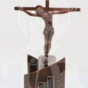 Cruz de Altar Acabamentos Bronze