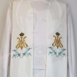 Estola Mariana Bordado Dourado