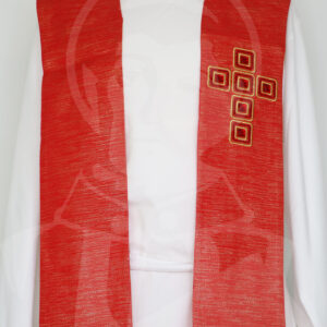 Estola Bordada Cruz c/ Pedras