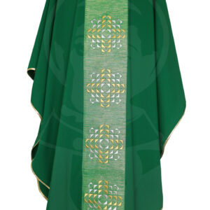 Casula Verde com Estolão Bordado