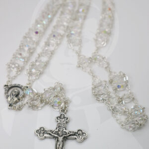 Terço Escadinha para o Céu - Branco