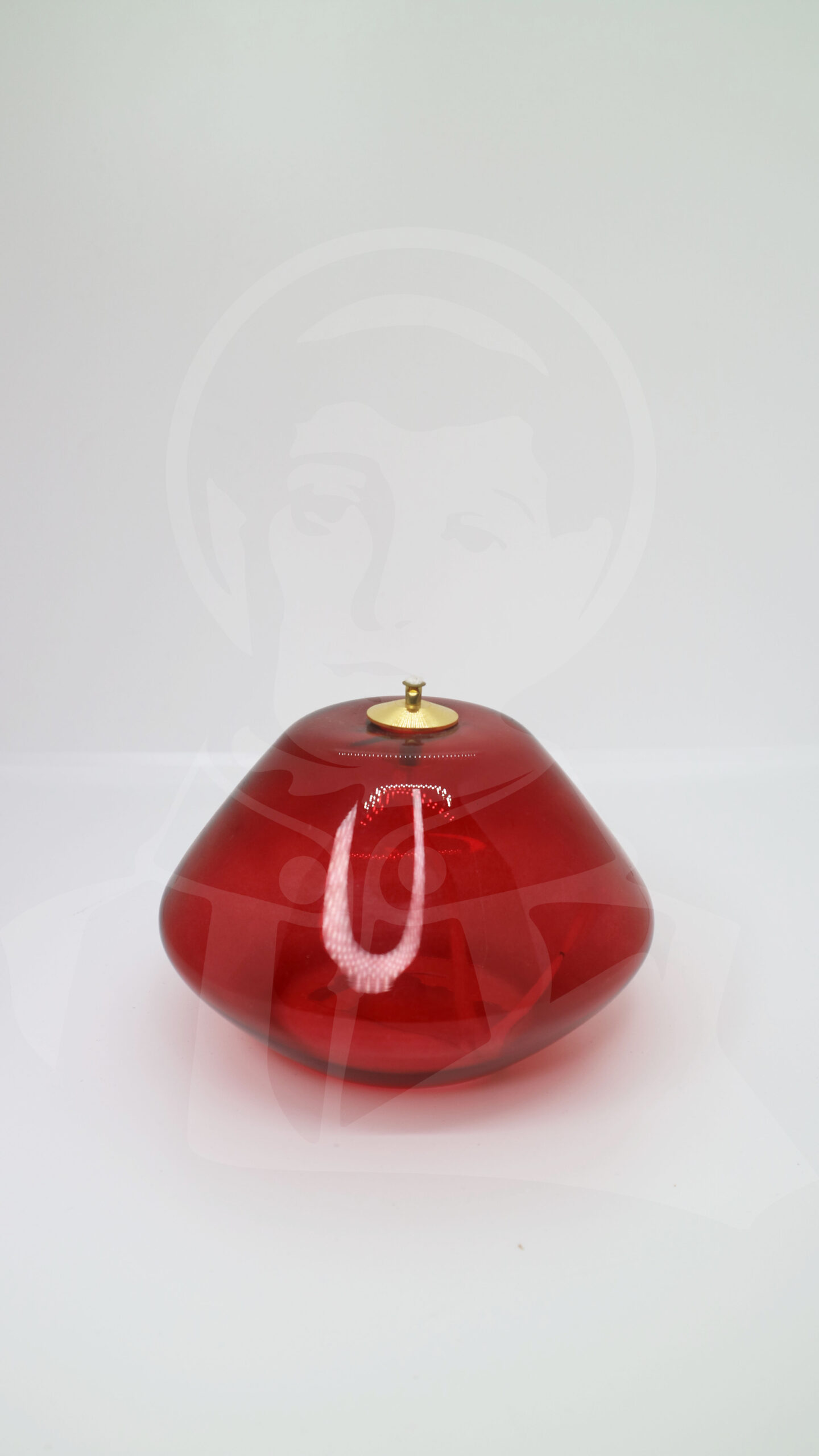 Lamparina Lisa Cera Líquida Vermelho