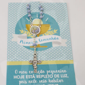 Dezena 1.ª Comunhão em Azul - Vidro