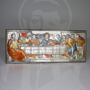 Quadro Bilaminado Prata Última Ceia - Grande