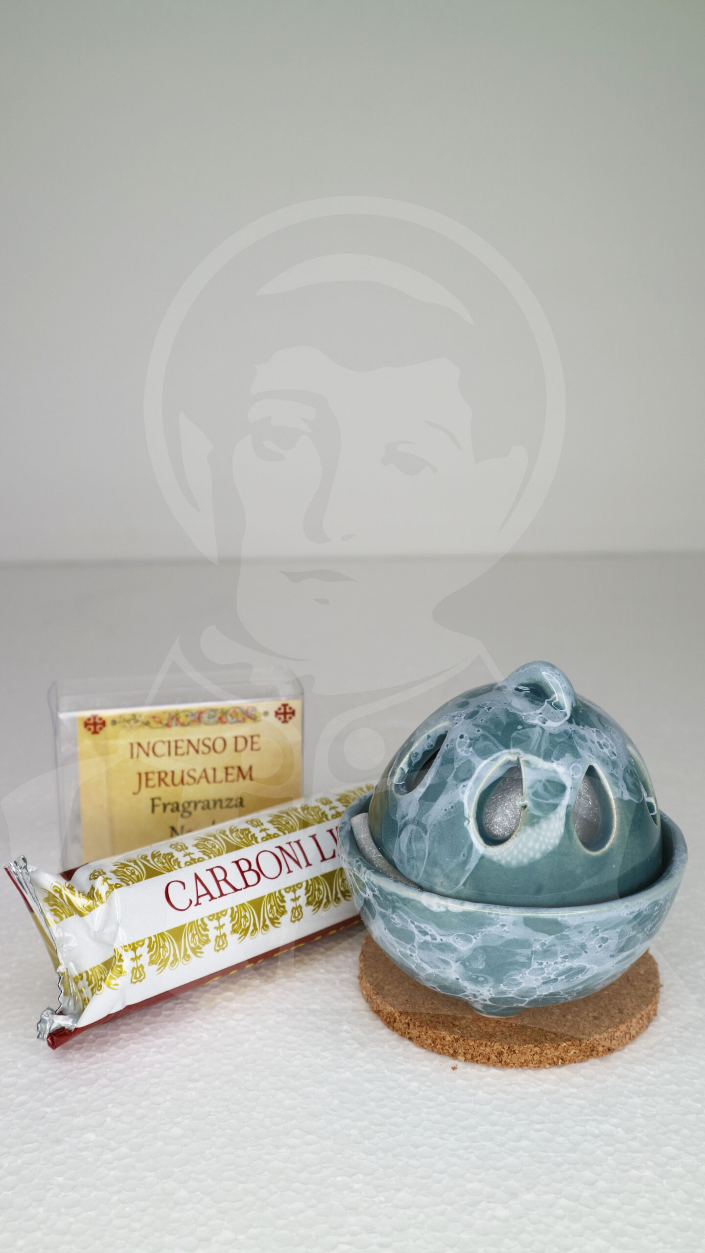 Queimador Incenso Cerâmica - Cinza Azulado - Image 5
