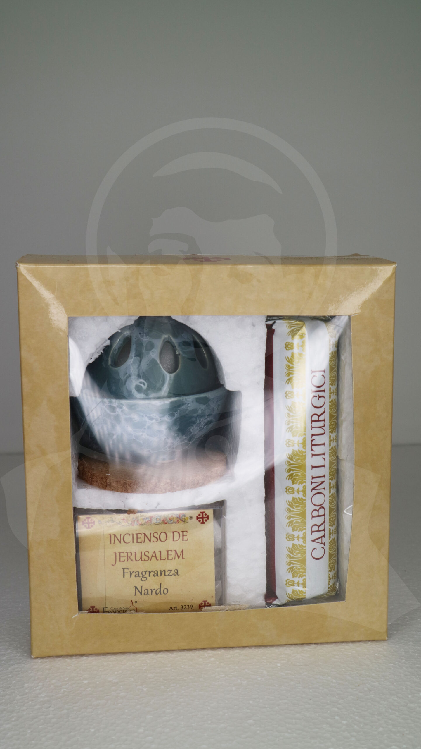 Queimador Incenso Cerâmica - Cinza Azulado - Image 2