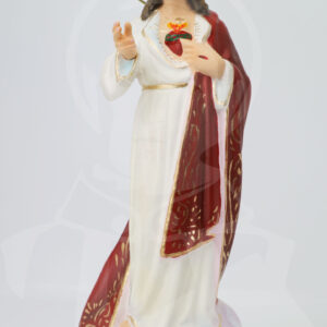 Sagrado Coração de Jesus Olhos Vidro - 20cm