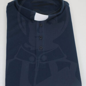 Polo Manga Curta com Cabeção - Azul Escuro