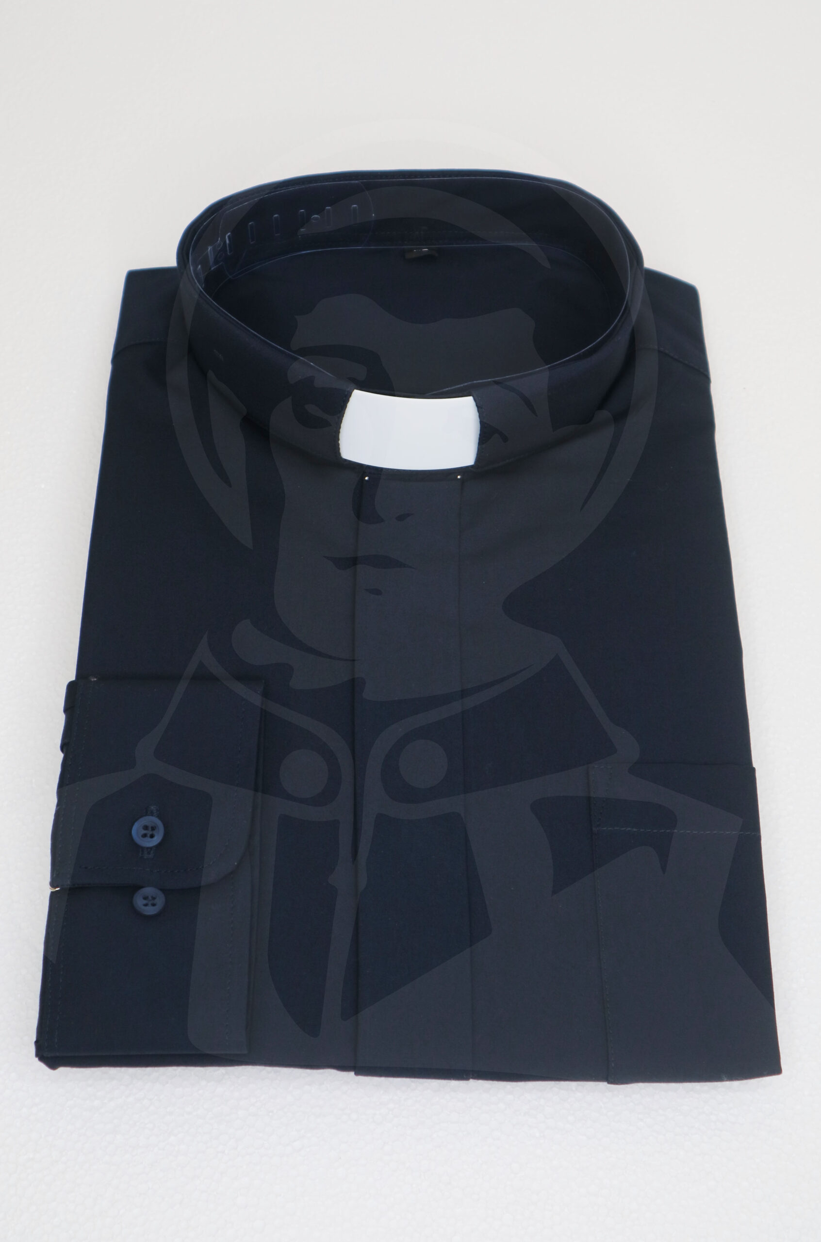 Camisa Lisa com Cabeção - Azul Escuro