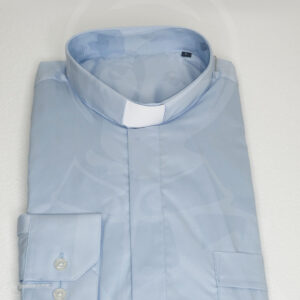 Camisa Lisa com Cabeção - Azul