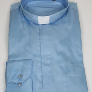 Camisa Lisa com Cabeção - Azul