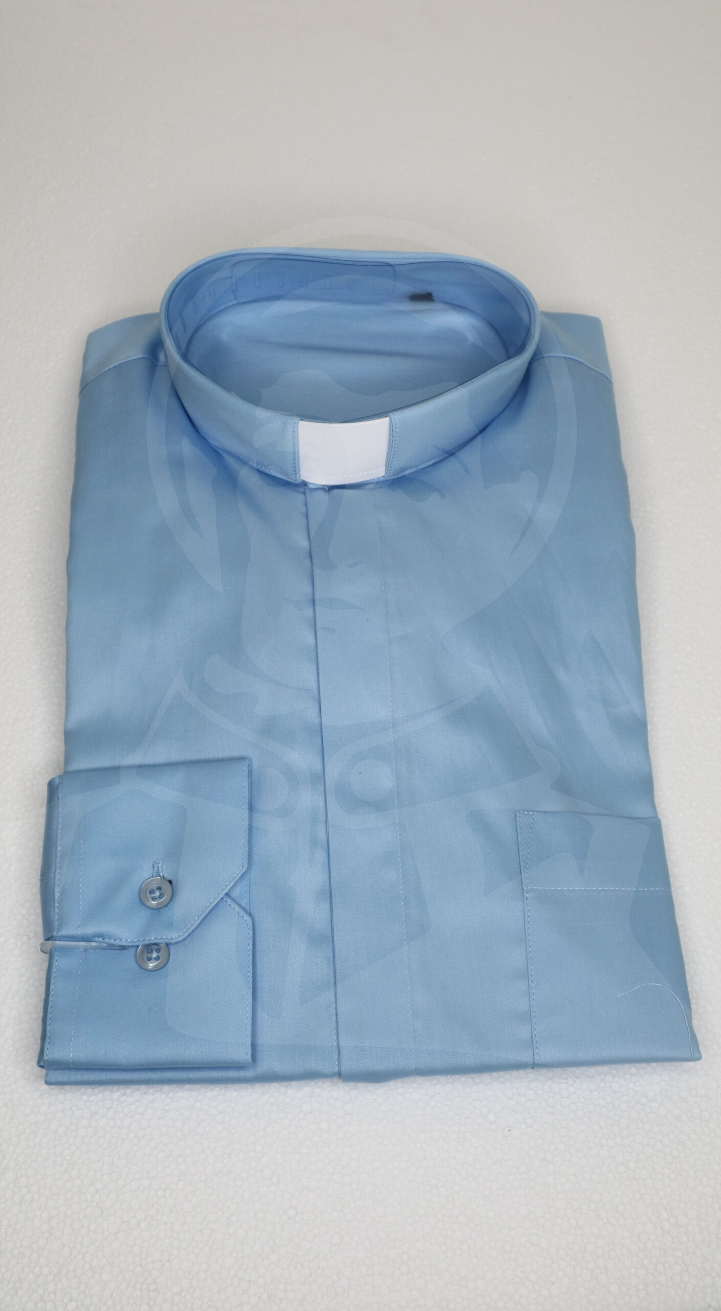 Camisa Lisa com Cabeção - Azul
