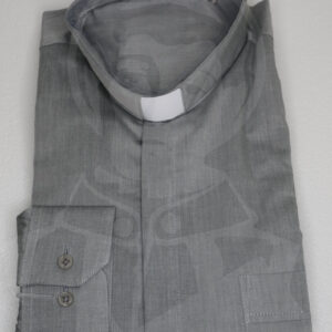 Camisa Lisa com Cabeção - Cinza Claro