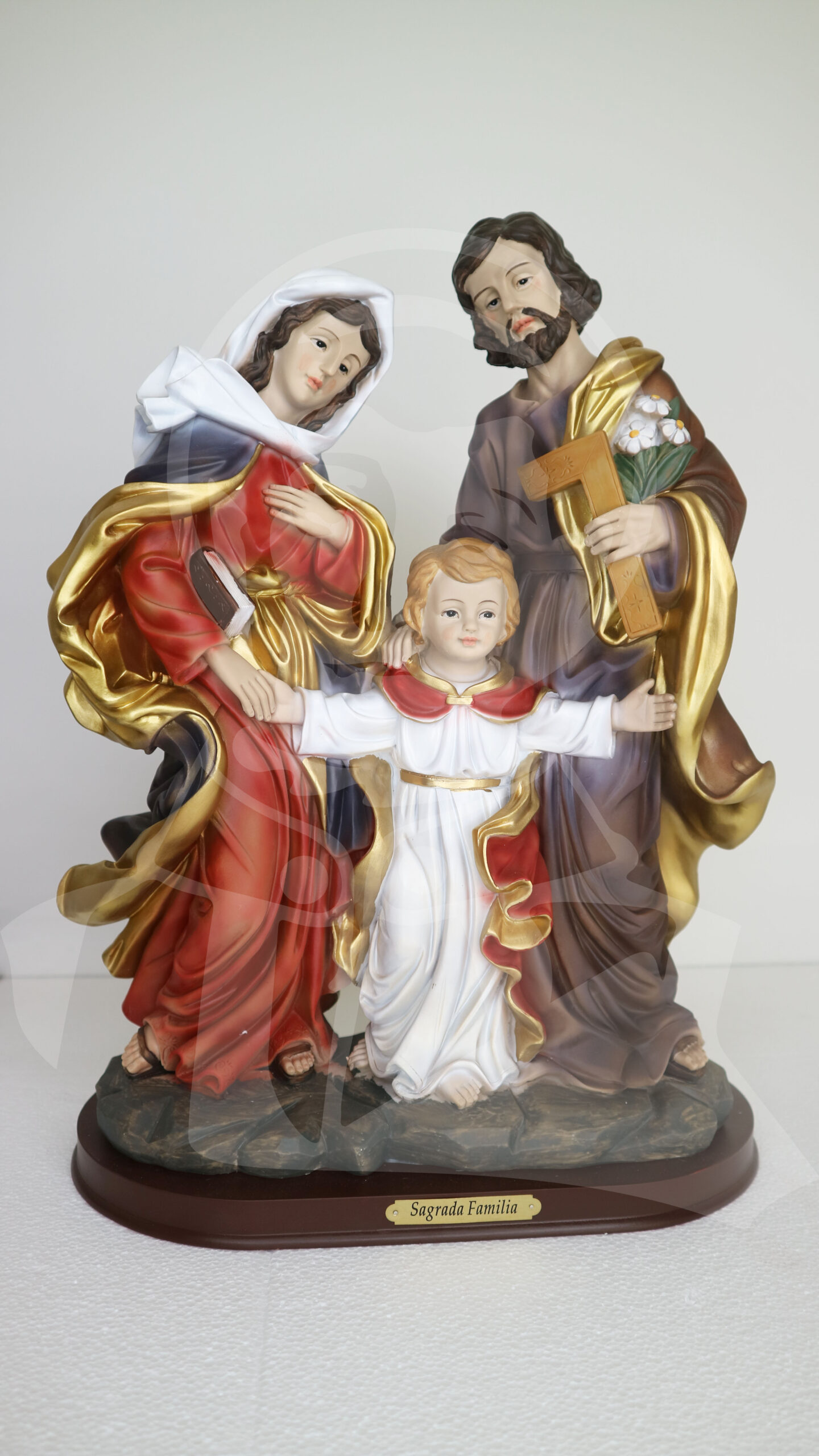 Sagrada Família em Marfinite - 41cm
