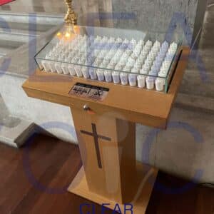 Lampadário de Madeira - 64 ou 128 velas