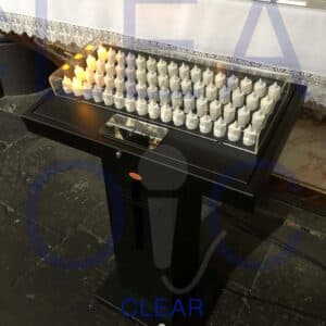 Lampadário Metálico - 64 velas