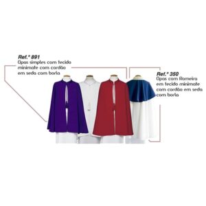 Opas Simples com Tecido Minimate com Cordão em Seda com Borla