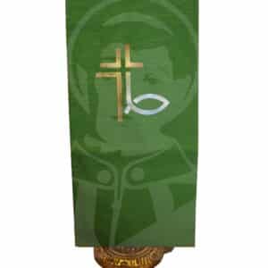 Pano Ambão Bordado - Verde