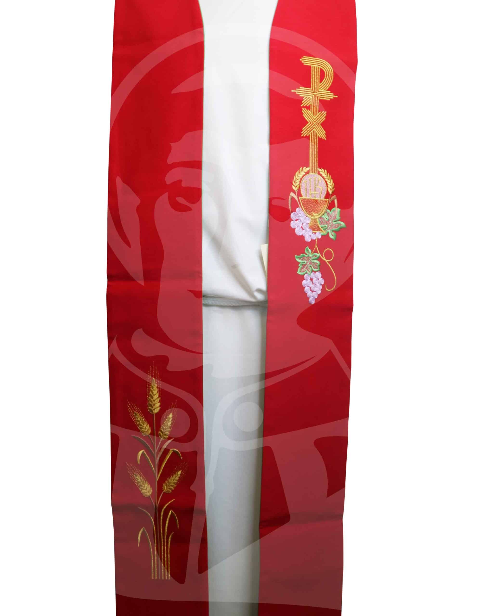 Estola Dupla Verde/Vermelha - Image 2