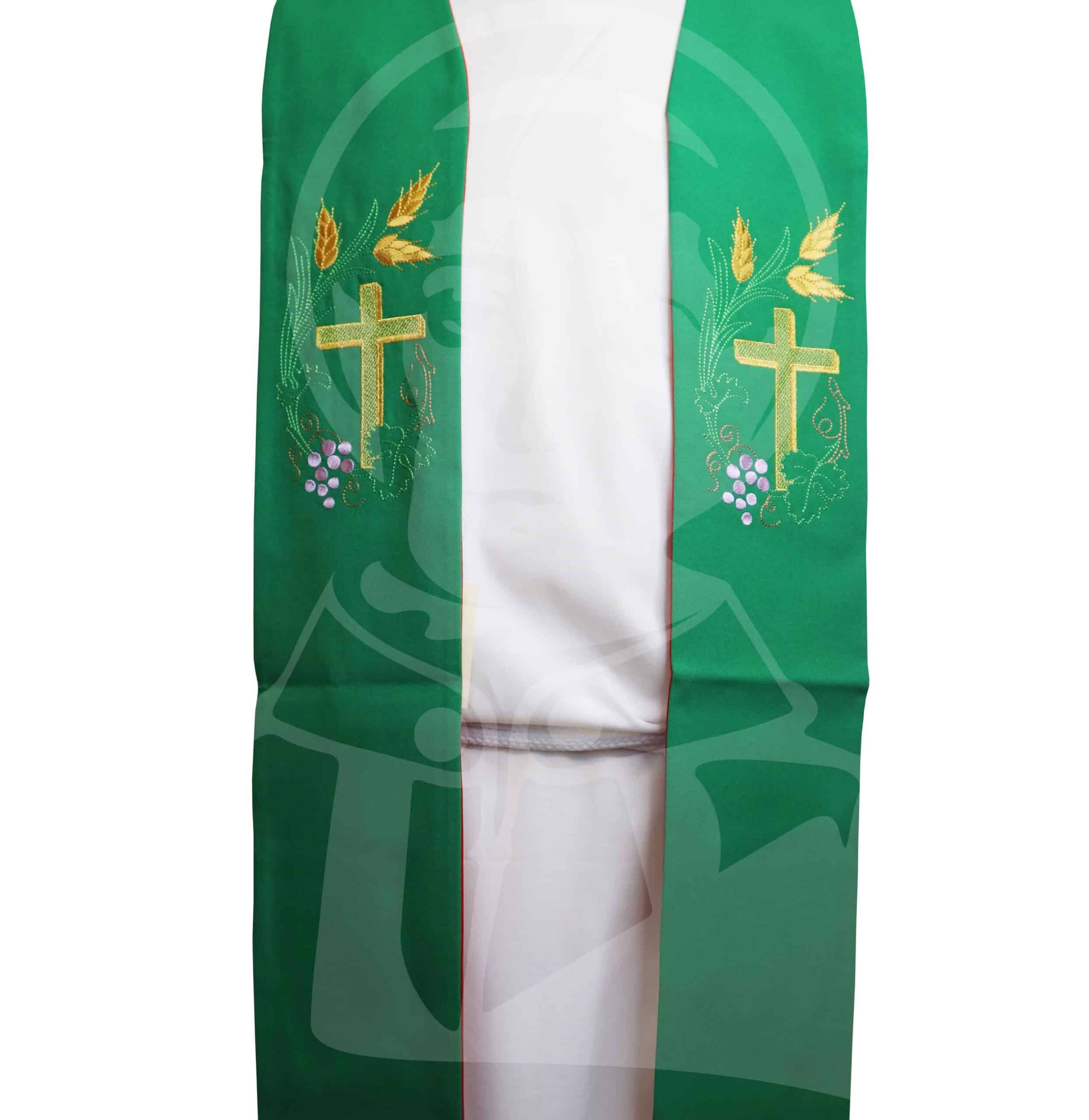 Estola Dupla Verde/Vermelho - Image 4