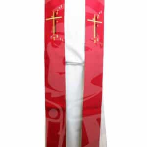 Estola Dupla Verde/Vermelho