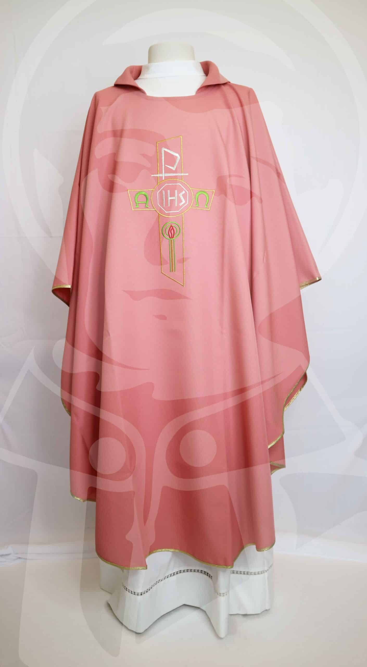 Casula Rosa JHS com estola