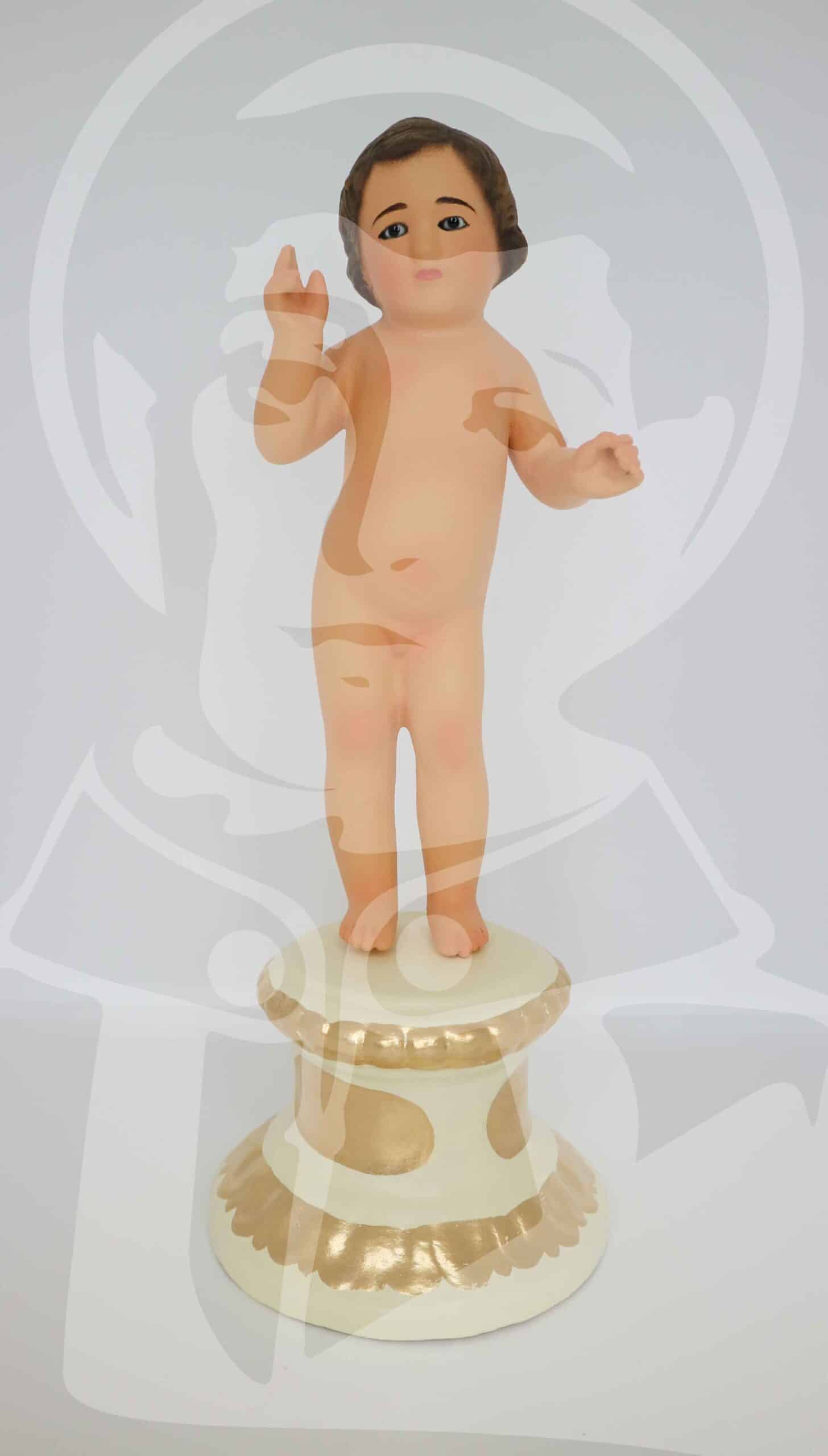 Menino Jesus em pé com base