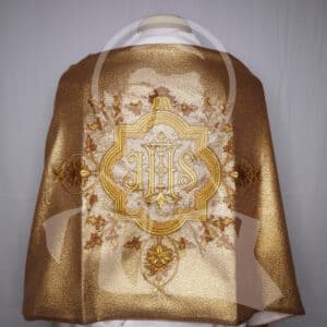 Véu de Ombros Dourado