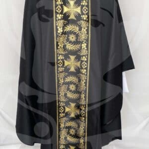 Casula Preta com estola