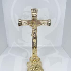 Cruz Altar Banho Ouro