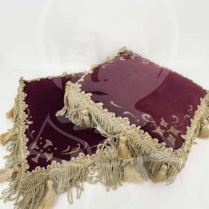 Almofada de Veludo com Desenhos