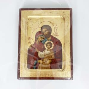 Quadro/Icon - com impressão em folha de ouro - Sagrada Família