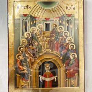 Quadro/Icon - com impressão em folha de ouro - Pentecostes