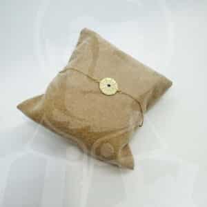 Pulseira de Prata com Flor