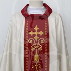 Casula Branca com Estola