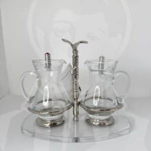 Conjunto de Galhetas Prateado