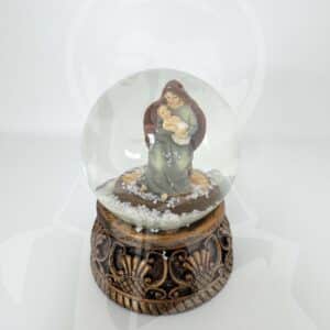 Globo de Neve Virgem com Menino