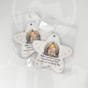 Estrela com mensagem de Natal