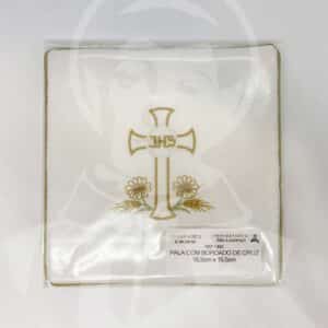 Pala com Bordado de Cruz Branca