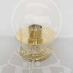 Castiçal de Altar Banho de Ouro