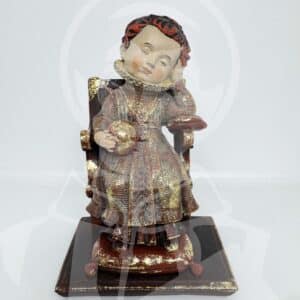 Menino Jesus Dormindo Sentado com Mundo