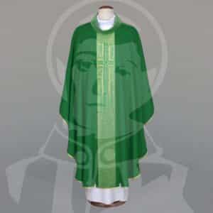 Casula Verde com Aplicação de Pedra