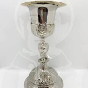 Cálice em Latão Cinzelado com Patena