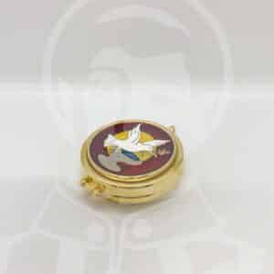 Teca Banho de Ouro 24kls com Desenho