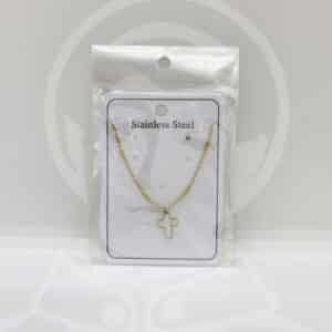 Fio em Aço Cruz com Madre Pérola