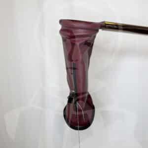 Saco para Ofertório com Cabo de Madeira e Cadeado